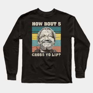 VINTAGE CROSS YO LIP Long Sleeve T-Shirt